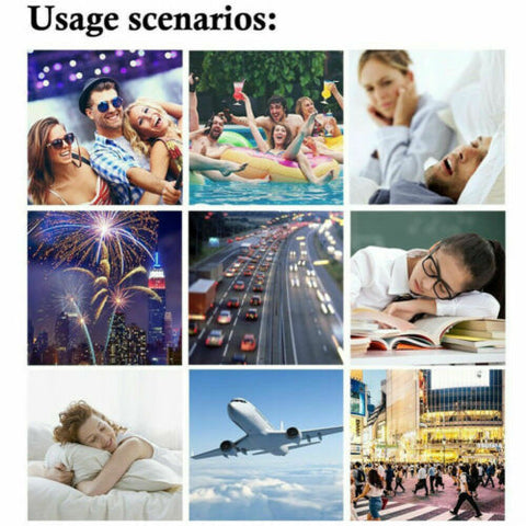 Silicone Ear plugs 25db Earplugs Sleeping Snore Shooting Work Noise Cancelling
