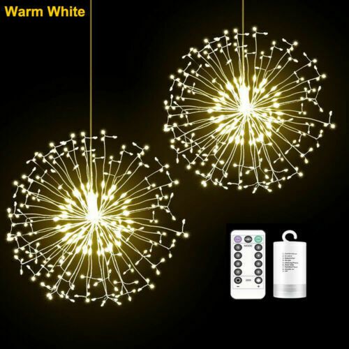 2Pcs FIREWORKS 150 LED String Lights