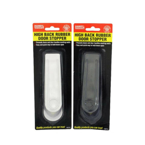 Thick Rubber Door Stop Stopper Wedge Jam Jammer Stoppers Heavy Duty Guard Tool