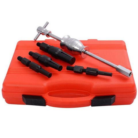 5 PC Inner Pilot Bearing Puller Tool Set Kit Remover Blind Internal Slide Hammer
