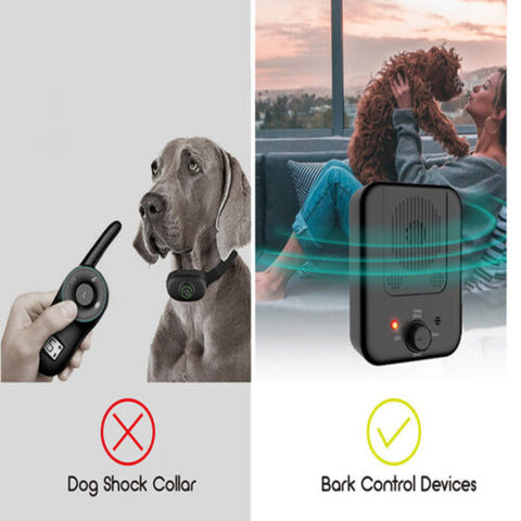 Anti Bark Device Ultrasonic Dogs Barking Control Stop Repeller Outdoor & Indoor