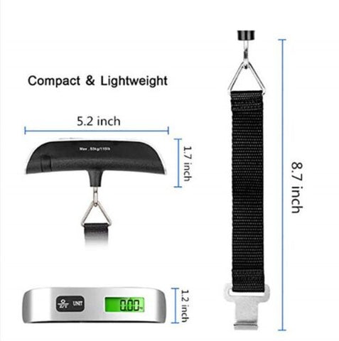 Luggage Scale Suitcase Quality Travel Portable Electronic Weight LCD Digital