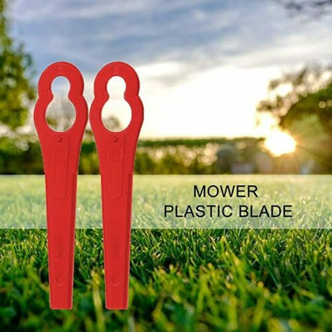 50 Pcs Blades for KULLER BOSCH OZITO Garden Yard Plastic For Grass Trimmer