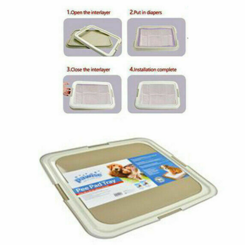 Training Pads Holder /& 50pcs Puppy Pet Dog Indoor Cat Toilet Training Pads Set