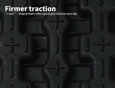 10T Pair Recovery Tracks Sand Track Sand / Snow / Mud Trax 4WD Black