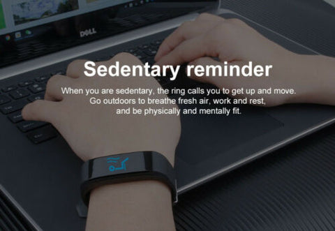 Blood Pressure Heart Rate Monitor Fitness Tracker Smart Bracelet Watch Wristban