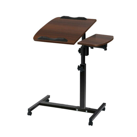 Laptop Desk Portable Mobile Computer Table Stand Adjustable Bed Study