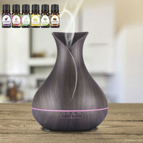 550ml Aroma Aromatherapy Diffuser LED Oil Ultrasonic Air Humidifier Purifier