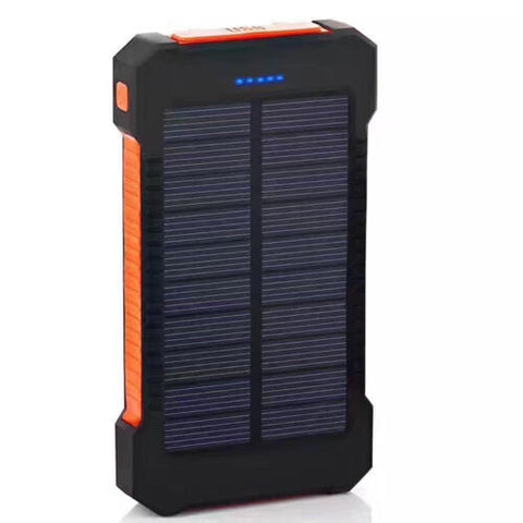 50000mah Dual USB Solar Power Bank Portable External Battery Phone Charger AU