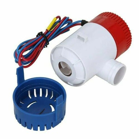 12V 1100GPH Submersible Bilge Water Pump Fishing Boat Caravan Campervan Camping