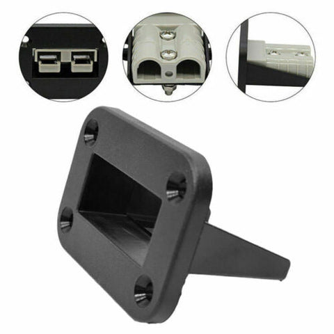 1X 50 Amp Car Socket Panel Fit For Anderson Plug Cover Mounting Bracket