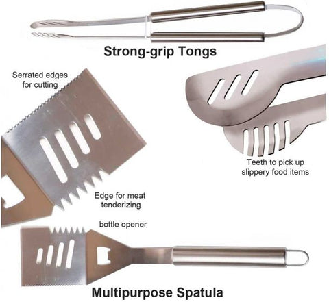 BBQ Tool Set - 10pc/Set