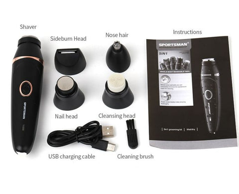 5-in-1 Electric Hair Trimmer
