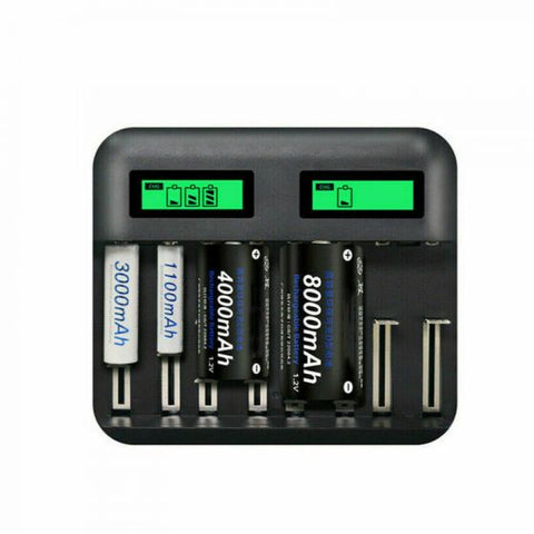 8 Slot Smart Battery Charger