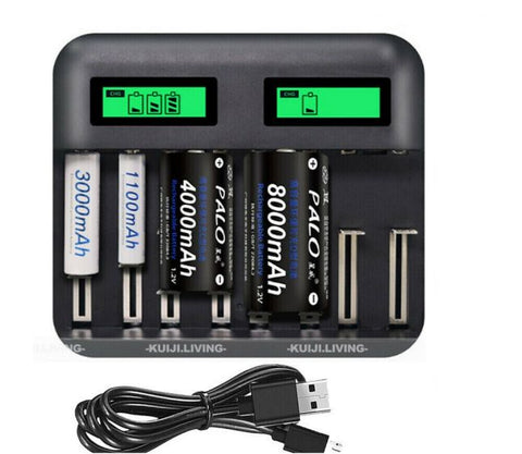 8 Slot Smart Battery Charger