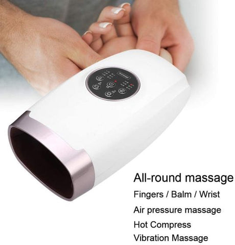 Electric Hand Massager,6 Modes and 6 Levels Pressure Point Massage with Air Compression and Heat for Arthritis,Pain Relief,Carpal Tunnel and Finger Numbness