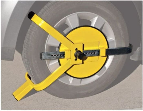 Wheel Clamp Caravan Wheel Locks Heavy Duty Ideal For Cars, Caravans and Trailers