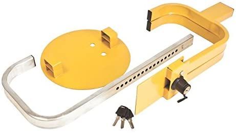 Wheel Clamp Caravan Wheel Locks Heavy Duty Ideal For Cars, Caravans and Trailers