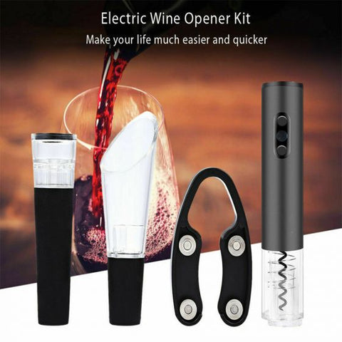 Electric Wine Opener Gift Set