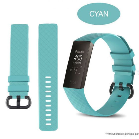 Silicon Watch Band For Fitbit Charge 3