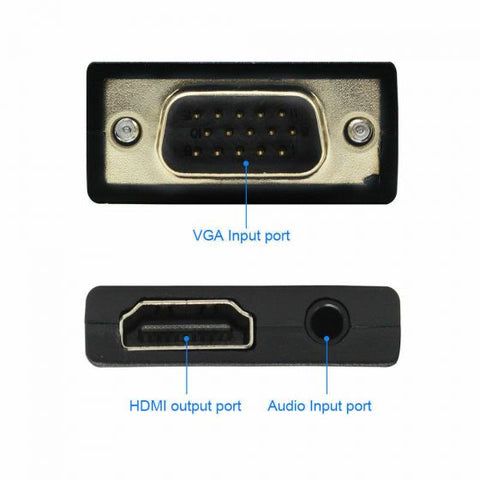 VGA Male to HDMI Female Adapter