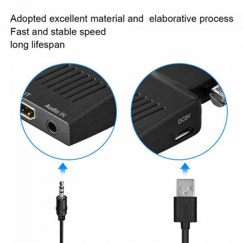VGA Male to HDMI Female Adapter