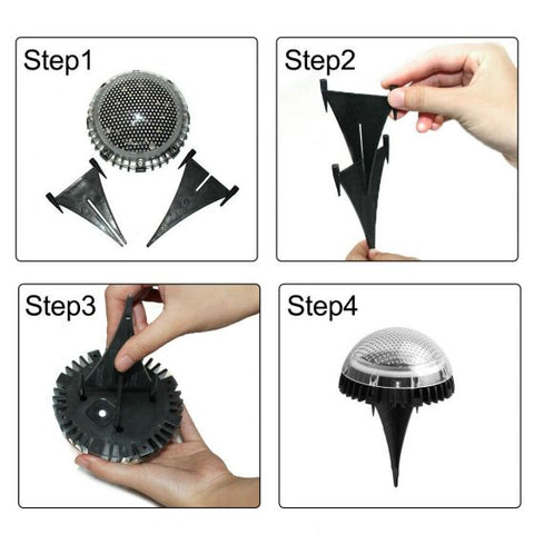 8 LED Solar Lights Garden