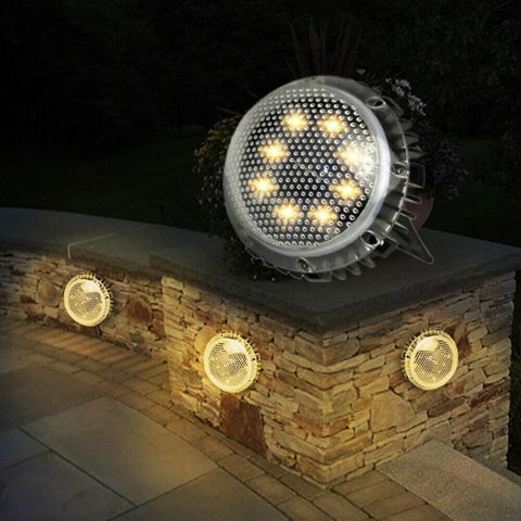 8 LED Solar Lights Garden