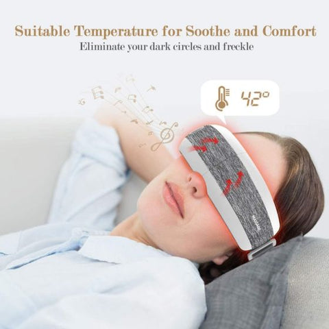 Eye-Massager-with-Heat-Vibration,Air Pressure Electric Portable Shiatsu