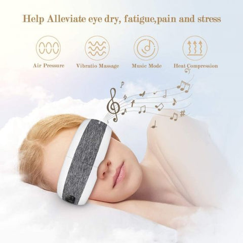 Eye-Massager-with-Heat-Vibration,Air Pressure Electric Portable Shiatsu