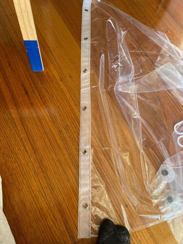 Clear Shower Curtain Waterproof White Plastic Bath Curtain With Hook 90X200CM