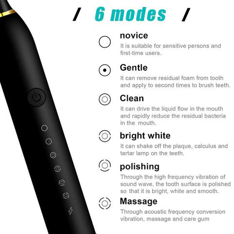 Sonic X3 Electric Toothbrush with 8 Brush Heads