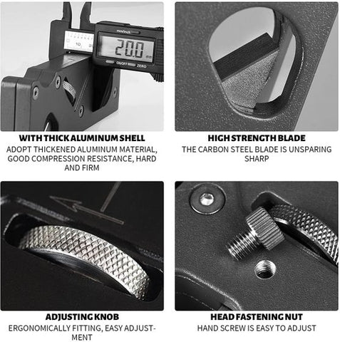 Woodworking Edge Corner Plane, 45 Degree Bevel Manual Planer Chamfering, DIY Hand Chamfering Trimming Planer