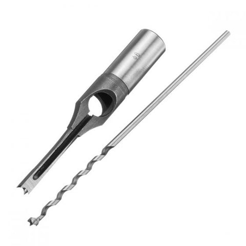 6/8/12.5mm HSS Square Hole Drill Bit Auger Bit Steel Mortising Drilling Craving Woodworking Tools