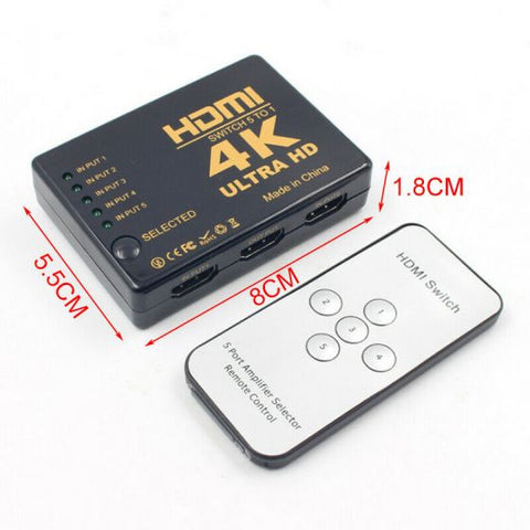 5-Port HDMI Splitter