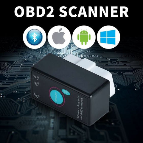 Bluetooth OBD 2 Diagnostic Scanner - Check Engine Light Code Reader