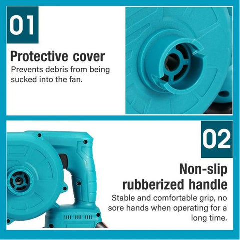 8V DUB185 2 In 1 Rechargeable 20000rpm New Cordless Blower Electric Air Vacuum Cleaner