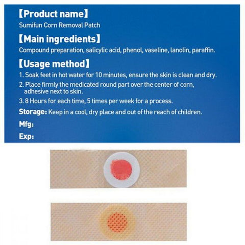 6Pcs Corn Remover Pads