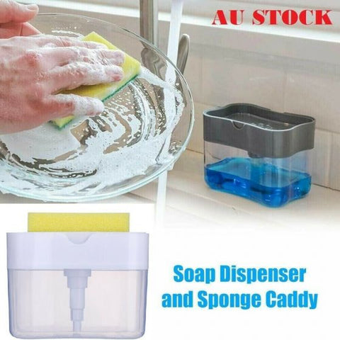 Soap Dispenser and Sponge Caddy