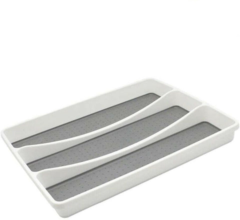 Cutlery Organizer Kitchen Drawer Spoon Tray Insert Cabinet Box Divider Storage
