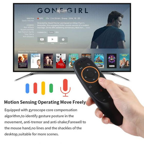 G10 Voice Remote Control Air Mouse  Black