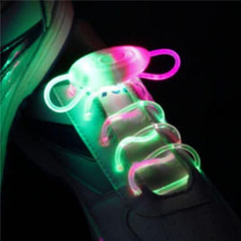 Flash LED Light Up Glow Shoelaces Shoe Laces For Party Skating HIP-HOP Dance