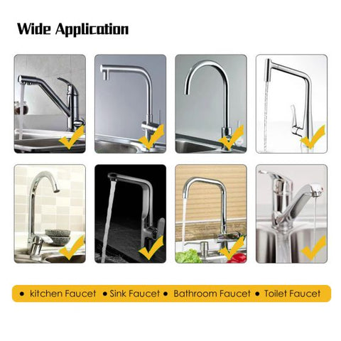 Faucet Aerator Sink Sprayer 360 Degree Sink Aerator Head Water Saving pressurized, Removable for Cleaning