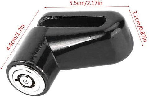 Bicycle Brake Lock, Mini Portable Metal Disc Brake Lock with Two Safety Keys for Mountain Bike