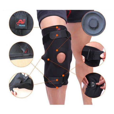Double Metal Full Knee Support