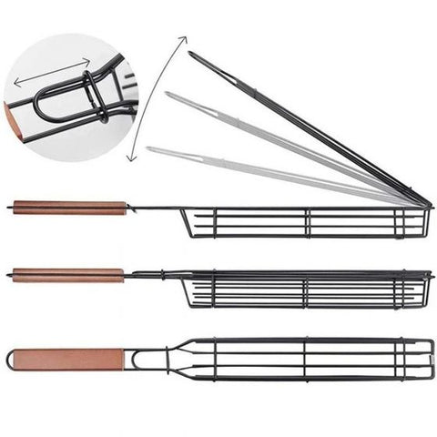 Barbecue Tools Meat Grill Basket Vegetables Barbecue Food Holder Non-stick Barbecue Tray