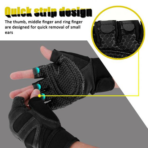 Half Finger Workout Gloves