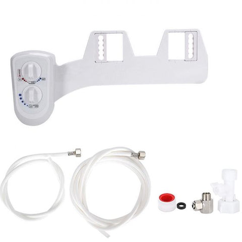 Bidet Toilet Attachment Hot/Cold Water "Dual Nozzle"