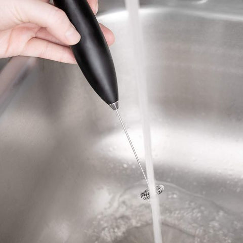 Milk Frother Whisk with Stand