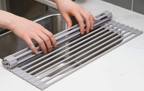 Roll Up Dish Drying Rack